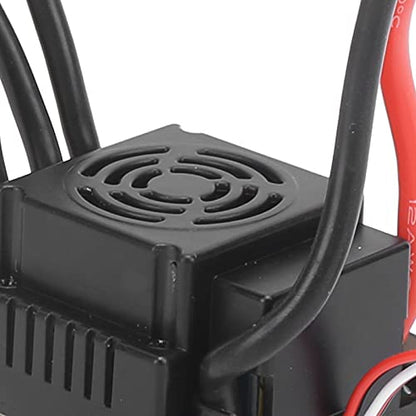 Waterproof 120A Brushless ESC for RC Car, Remote Control Brushless ESC with Programming Card, 600A Peak Current, 5.8V/3A SBEC, Compatible with 1/8 1/10 RC Vehicles