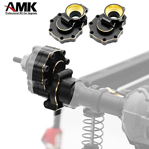 Brass Counter Weight Axle Housing Black Coating TRX4 Portal Axle Housing for 1/10 RC Crawler TRX6 TRX4 Bronco Defender Upgrade (K) - color: K