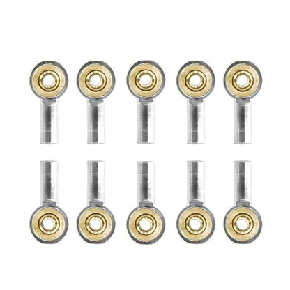 kingsea 10 Pcs Steering Linkage Tie Rod End M2 Ball Joint Linkage Tie Rod End for RC Car Boat Truck, White - color: White