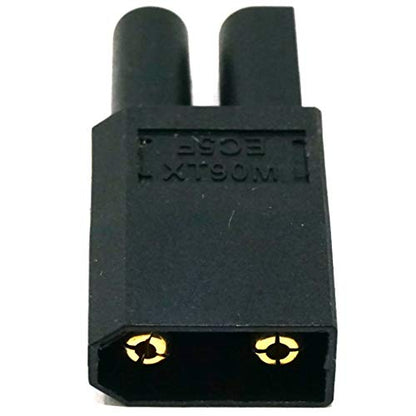 One Piece EC5 Female to XT90 Male Connector Adapter Plug Black