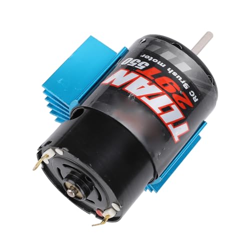 Alomejor 550 RC Car Motor, Brushed Motor with Cooling Fan and Heat Sink for Axial SCX10 HPI JL 90046 Slash 1:10 RC Crawler (29T) - size: 29T