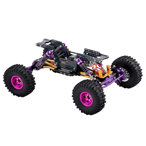 Blue Forged Carbon Fiber LCG Chassis Kit High Gloss Frame Rail for Redcat Ascent-18 1/18 Scale RC Rock Crawler Upgrades - style: Carbon Fiber