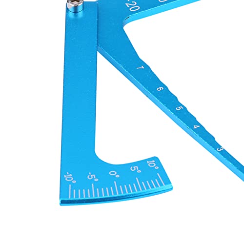 RC Camber Gauge, RC Car Ride Height Gauge Adjustable Ruler Adjusting Height and Wheel Rim Camber Tool RC Car Alignment Equipment for RC Car Truck Tire