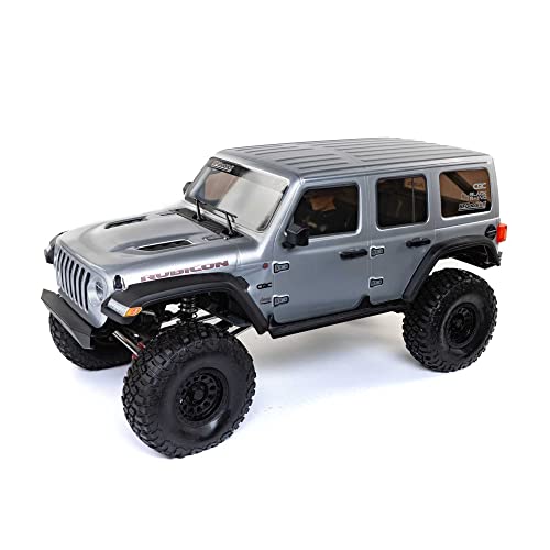 Axial RC Truck SCX6 Jeep JLU Wrangler 1/6 4WD Rock Crawler RTR, Silver | AXI05000T2, Batteries and Charger Not Included - color: Silver