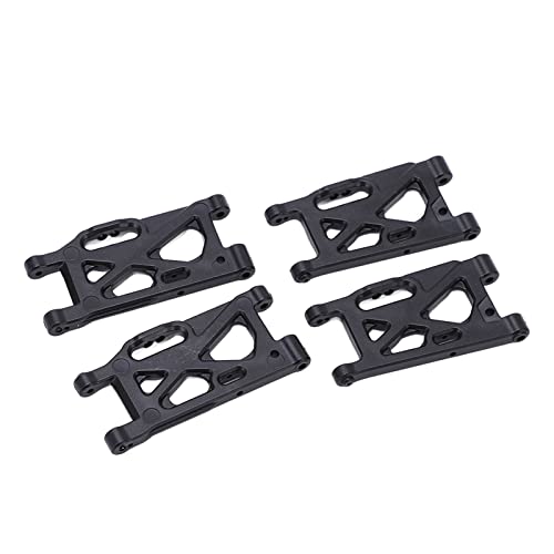 RC Suspension Arm, 4PCS Front Rear Swing Arm Set Black for WLtoys 144001 144002 124019 124018 124017 144010 Off - Road Buggy Drift Car Toy