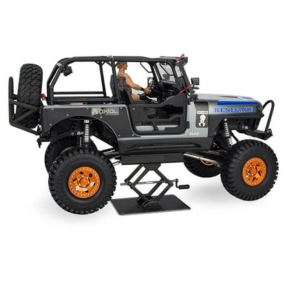 RC Car Stand, Aluminum Liftable Adjustable RC Car Work Stand, Repair & Display RC Stand for Traxxas TRX4 Axial Arrma Redcat Losi 1/8 1/10 1/12 1/14 1/16 1/18 1/24 RC Car (Black) - color: Black