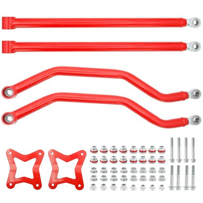 High Clearance Boxed Rear Radius Arm Kit for 2014-2023 Polaris RZR XP 1000/ XP 4 1000, Heavy-Duty, Adjustable Heim Joints Boxed Rear Radius Arms/Rods Replacement for Polaris RZR XP 1000/ XP 4 1000 - size: For Polaris, style: Rear