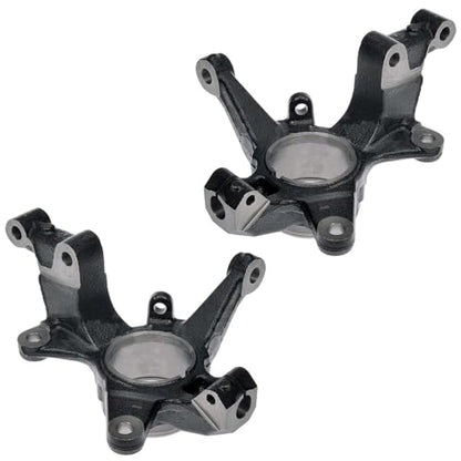 Detroit Axle - 4pc Front Knuckles Kit for 2007-2015 Mazda CX-7 CX-9, 2008 | 2009 2010 2011 2012 2013 2014, 2 Steering Knuckles 2 Wheel Bearings Replacement - size: 4UW471909/Kit