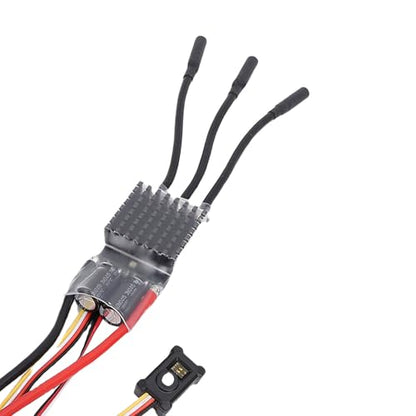 JTLB 1/10 RC Crawler Car Brushless ESC Motor Set Replacement for Axial SCX10 RC Crawler Car Upgrades Parts 1850KV 80A
