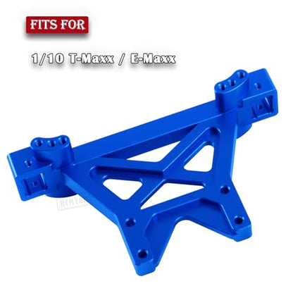 Aluminum Front Rear Shock Mounts Upgrades for 1/10 T-Maxx / E-Maxx, Navy Blue - color: Navy Blue - (Upgrades)