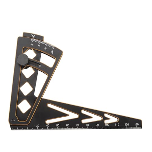 RC Car Inclined Ruler, Multifunctional Ride Height Gauge Camber Gauge Multi Angle Measuring Tool with Aluminum Alloy Construction, for Home Game and Daily Use