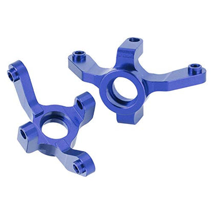 Steering Arm Hub Carrier for REDCAT 1/10 XTE RC Car, Aluminum Alloy Bearing Carrier Steering Knuckle Hub Mount, Durable RC Axle Carrier with Screws and Bearings, Replac (Dark Blue) - color: Dark Blue