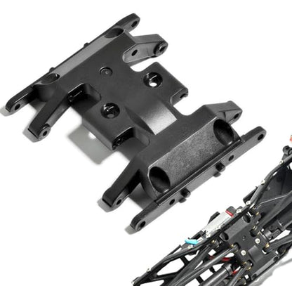 Plastic SCX24 Skid Plate Chassis Accessories, Protective Plate Center Gearbox Mount for Axial SCX24 Deadbolt C10 JLU Gladiator Bronco 1/24 RC Upgrade Parts