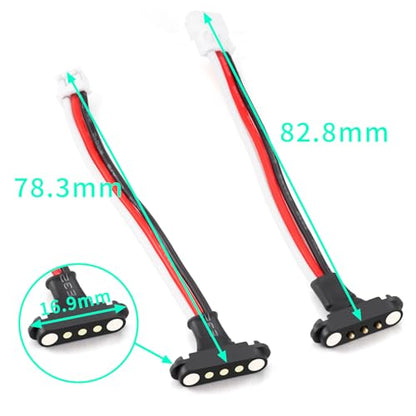 2 Set Universal Magnetic Extension Cable ZH1.5 Wire Connector for RC | Models Car Planes Drones - style: ZH1.5 Wire