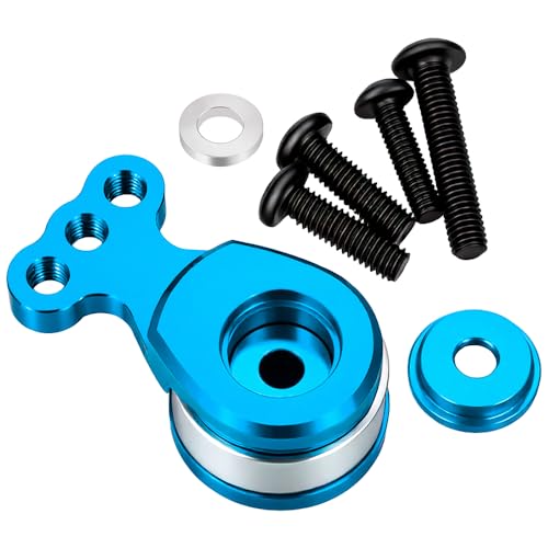 25T Servo Horn Servo Saver Arm for Tamiya 1/10 TT02 TT2S RC Drift Car Upgrade Parts (Blue) - color: Blue