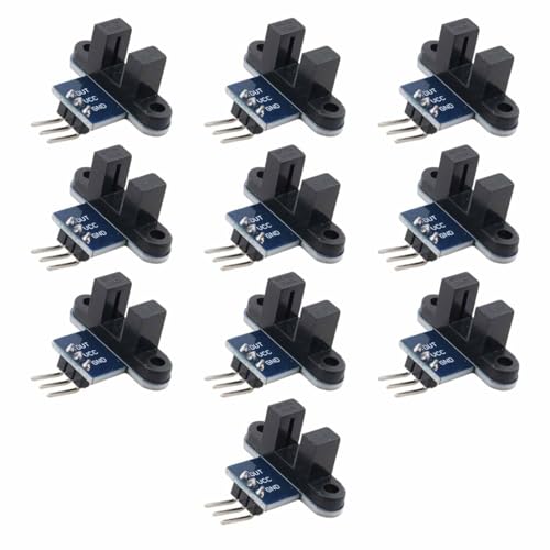 10PCS 3.3V-5V Speed Sensor Encoder Counter for Measuring Small Vehicles Speed and Distance