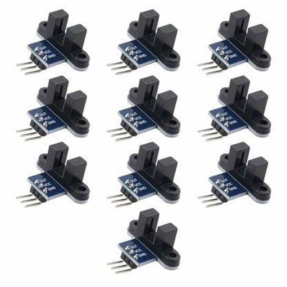 10PCS 3.3V-5V Speed Sensor Encoder Counter for Measuring Small Vehicles Speed and Distance