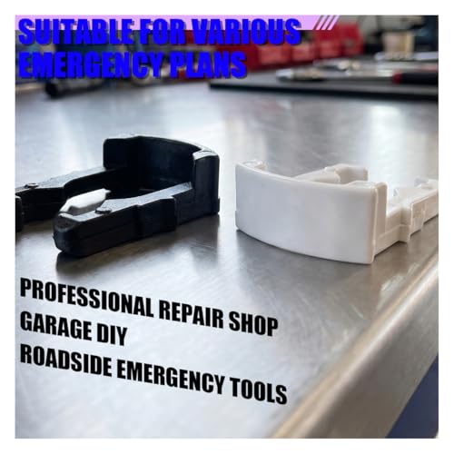 30PCS 3/8" 5/16" Fuel Line Clips, Car Fuel Hose Quick Disconnect Retaining Clips Assortment Kit, Universal Vehicle Repair Replacement Accessories Replace 2F1Z9A317BA 2F1Z9A317AA (Black&White)