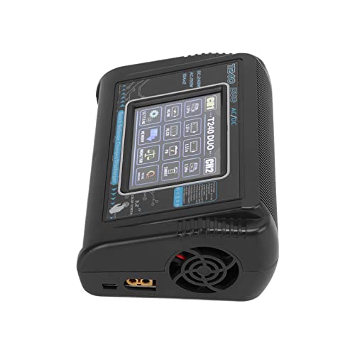 Balance Charger Intelligent Remote Control Dual Channel Charging Equipment for Model Airplane with