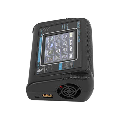 Balance Charger Intelligent Remote Control Dual Channel Charging Equipment for Model Airplane with