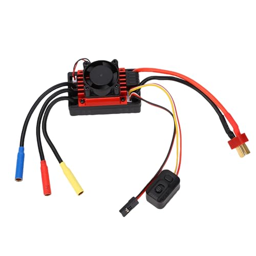 Generic RC Car Brushless 60A ESC with Water Proof Design for 1/10 Truck, Proportional Braking, for All Weather Sports Competition