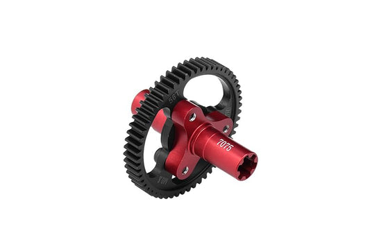 GPM Medium Carbon Steel 56T Spur Gear 0.8 Module/32 Pitch for ARRMA 1/8 Vendetta 4X4 3S Blx - Ara4319V3 (Red) - color: Red