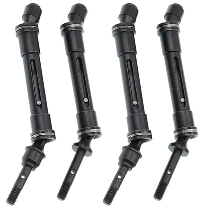 4Pcs Treehobby Front & Rear Universal Drive Shaft 115~140mm Compatible with Traxxas Slash 4X4 Stapede Rustler VXL HQ727 Short Truck Car