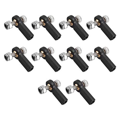uxcell 10 PCS M3 3.0xL20mm Lever Steering Linkage Tie Rod End Ball Head End for RC Helicopter