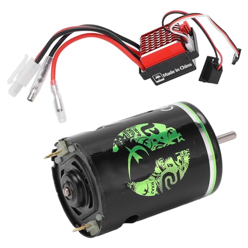 VGEBY RC Brushed Motor ESC, High Performance 360A Speed Controller 1/10 Scale Electronic Speed Control for RC Car Racing Enthusiasts Off-Road Vehicles Hobbyists