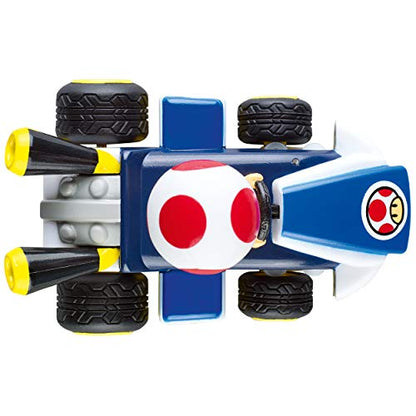 Carrera RC Nintendo Mario Kart 2.4 GHz Mini Collectible Radio Remote Control Toy Car Vehicle - Toad | Official Licensed Mario Miniature Collectible Toy RC Car for Kids 6+, Ready To Run, Rechargeable Battery, Radio RC Racing - style: Toad
