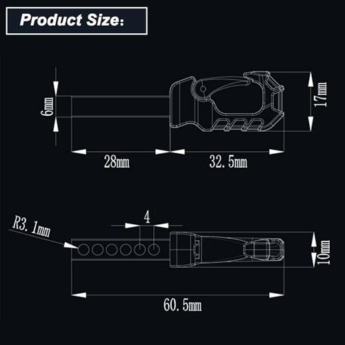 Metal RC Crawler Trailer Hook Tow Hitch for 1/10 RC Crawler Traxxas TRX4 Axial SCX10 Rear Bumper Parts (Silver) - color: Silver