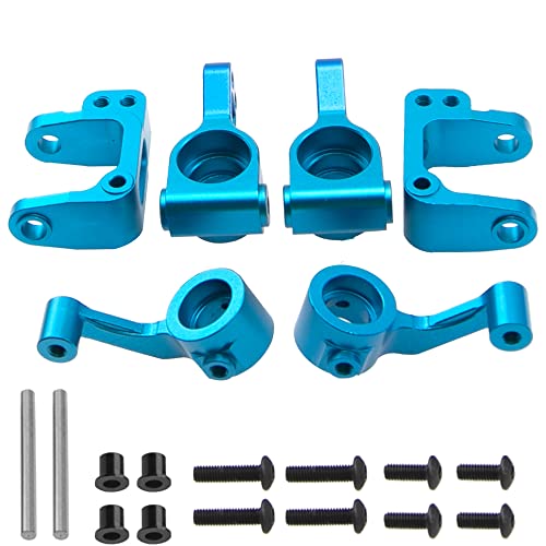 Metal Caster Blocks & Steering Blocks & Stub Axle Carriers Replacement of ECX234000 Compatible with ECX 1/10 2WD Ruckus Axe Brutus Circuit AMP MT/DB Crush RC Buggy Tuck Hop-Up Parts