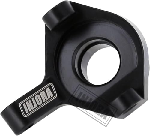 INJORA RC Brass Steering Knuckle and Black Hex Extension kit for Axial Scx24 Upgrades AXI90081 Upgrades Parts 1/24 RC Crawler Car Accessories