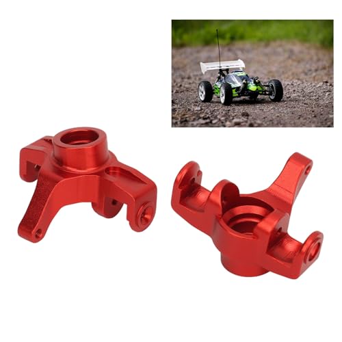 RC Steering Knuckle, Durable Aluminum Alloy Replacement Pair for 1/14 1/16 Scale Off-Road RC Cars, Steering Cup for RC Enthusiasts Racing Repairs