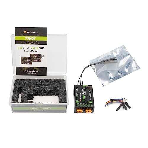 FrSky TW R12 Dual 2.4G with PWM SBUS FBUS or S.Port XT30 Plug Receiver