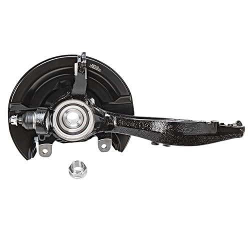 Detroit Axle - 2.4L Front Knuckles Tie Rods for 2003-2007 Honda Accord 2004 | 2005 2006 Steering Knuckles and Wheel Bearing Hub Assembly Outer Tie Rod Ends Replacement [Manual Transmission] - size: 4SU48821/Kit