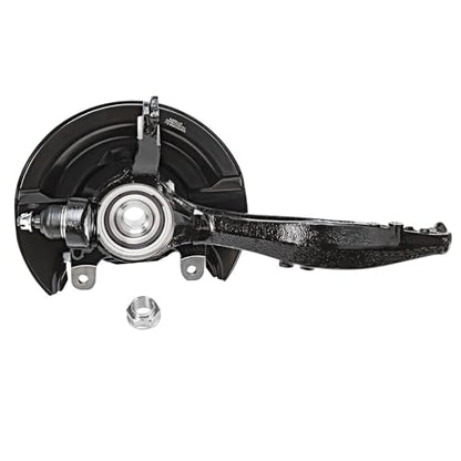 Detroit Axle - 2.4L Front Knuckles Tie Rods for 2003-2007 Honda Accord 2004 | 2005 2006 Steering Knuckles and Wheel Bearing Hub Assembly Outer Tie Rod Ends Replacement [Manual Transmission] - size: 4SU48821/Kit