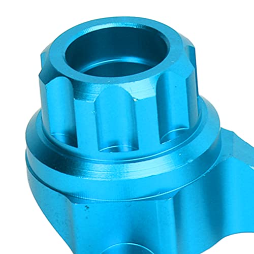 RC Car Steering Cup, Durable Aluminum Alloy Front Knuckle Arm for 1/10 Scale RC Vehicles, Blue for Hobbyists and Racing Enthusiasts