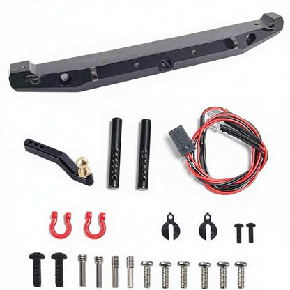 Aluminum Rear Bumper Upgrade for TRX-4 Axial SCX10 90046 90047 SCX10 II 1/10 RC Crawler