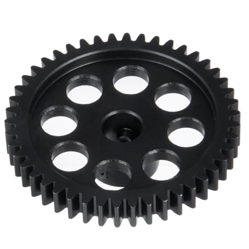 Steel Pinion Motor M1 8mm 46T Gears for ARRMA 4WD Tra-xxas X-MAXX | 1/5 1/7 1/8 RC Car Upgrade - size: 46T