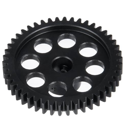 Steel Pinion Motor M1 8mm 46T Gears for ARRMA 4WD Tra-xxas X-MAXX | 1/5 1/7 1/8 RC Car Upgrade - size: 46T
