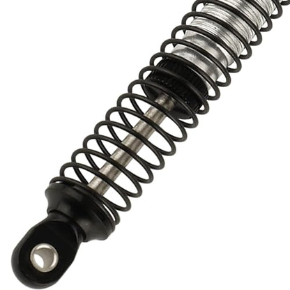 4PCS 65mm Aluminum Shocks Absorbers Oil Threaded Damper for 1/18 RC Crawler TRX4M TRX-4M Bronco Defender K10 Upgrade Parts (black) - color: 65mm black