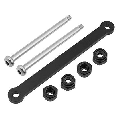 Hobbypark Aluminum Tie Bar and Suspension Hinge Pins for 2WD Traxxas Rustler VXL Slash Stampede Bandit Nitro Sport,Replacement of 2532 2640 (Black) - color: Black