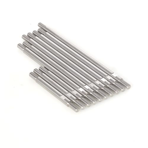 LCX 1/10th RC Car Stainless Steel Complete Suspension Link Set Tie Rods 313mm Wheelbase for TRX4, Upgrades Parts Accessories
