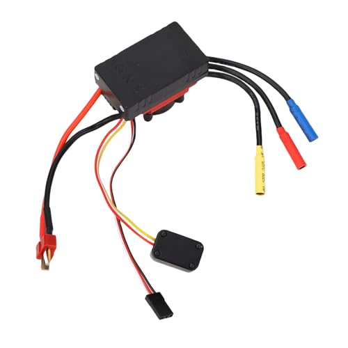 Generic RC Car Brushless 60A ESC with Water Proof Design for 1/10 Truck, Proportional Braking, for All Weather Sports Competition