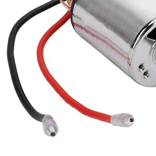 Pilipane 550 Brushed Motor RC Car ESC 60A High Torsion Low Noise Bidirectional Bearing with T Plug for SCX10 1/10 RC Crawler Stainless Steel Aluminum Alloy Plastic 35x62.5mm (37t) - size: 37t