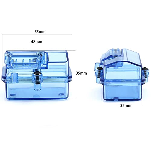HomeSoGood Receiver Protector ESC Case Box Transparent Box for Huanqi727/S lash Blue Device Case