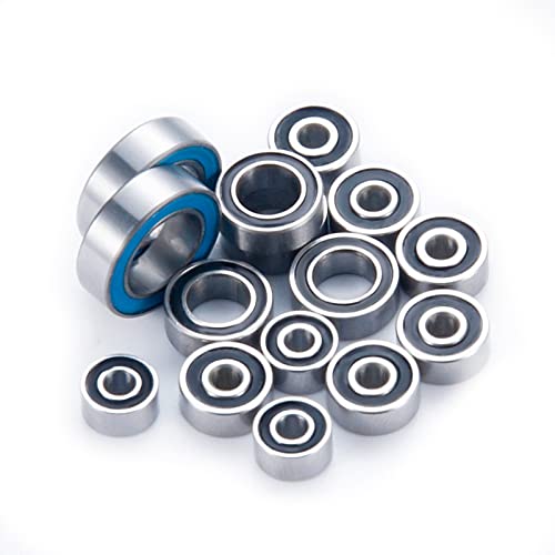 15Pcs Wheel Hub Axle Steel Sealed Bearing Kit for Kyosho Mini-Z | MA020 1/28 Sport RC Car Upgrade Parts