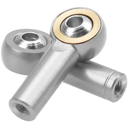 10Pack Vgoohobby Aluminum CW CCW M3 Link Rod Tie Rod End Ball Head Joint Holder 26mm Compatible with Axial Redcat HSP Traxxas HPI 1/10 RC Car Truck DIY Robot Boat Airplane (Silver) - color: Silver