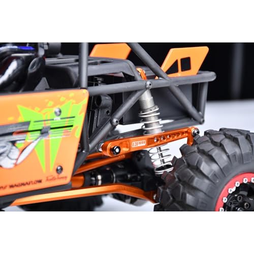 Aluminum 7075-T6 Alloy Rear Sway Bar Set for Vanquish 1:10 H10 Optic Kit/Yokohama RTR/Sparco RTR Rock Crawler Upgrades - Silver